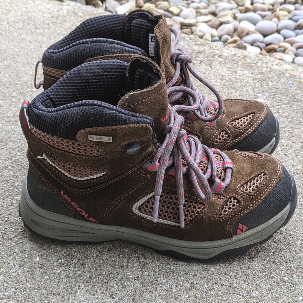 Vasque 7208 Breeze III UltraDry Waterproof Brown Hiking Boot Kids 3